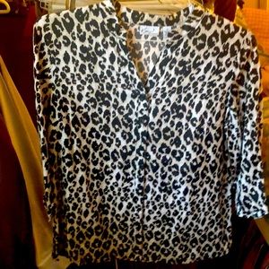 Animal print top